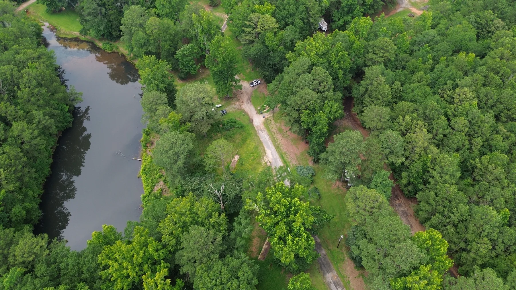 Aerial view of The Retreat at Lake Martin property